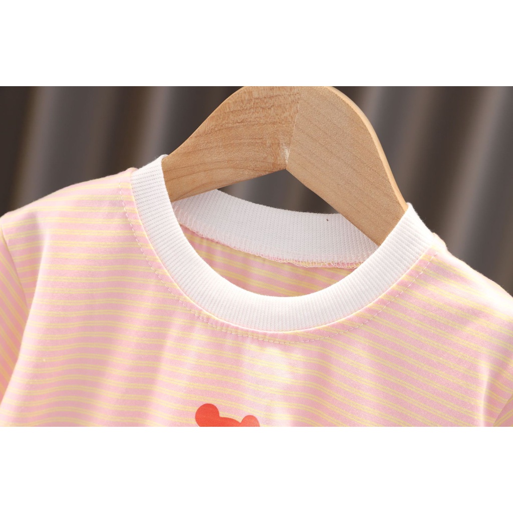 babyfit setelan BOENX CUTY oblong dengan celana jeans pendek import