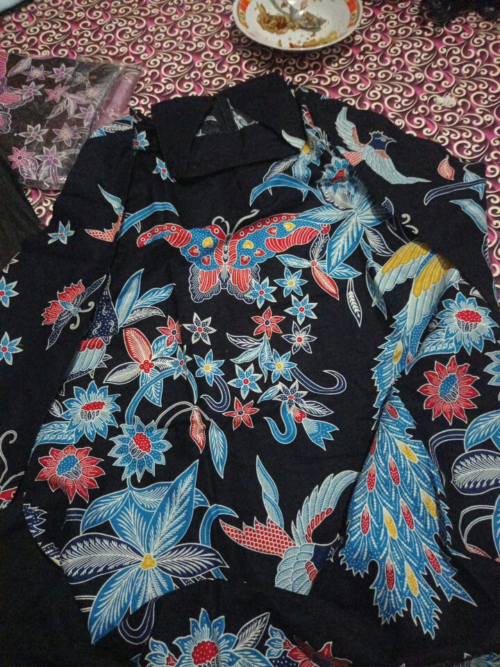 Tunik Batik Jumbo / Atasan Batik Wanita , Xl Xxl