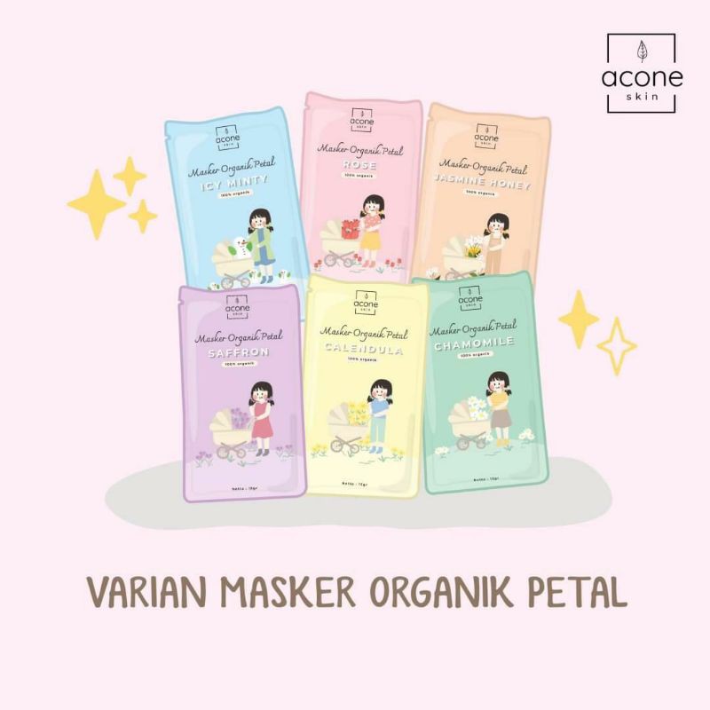 ACONE Organic Petal Mask by Acone Skin / Masker Wajah Acone Skin