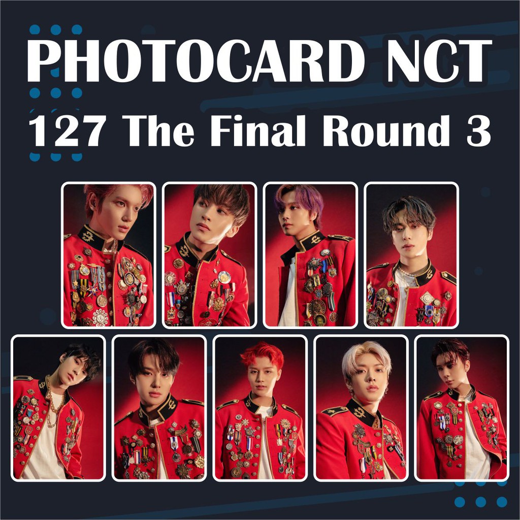 (READY STOCK) PHOTOCARD NCT 127 THE FINAL ROUND 3 KPOP MURAH