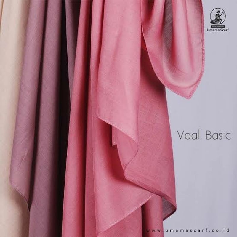 BASIC VOAL SEGI EMPAT/ORI UMAMA/hijab segi empat sekolah voal umama
