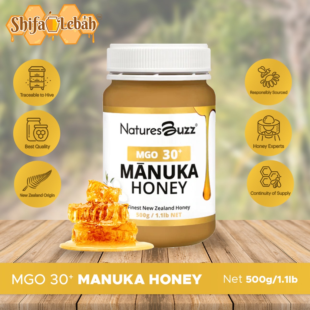 

Natures Buzz Manuka Honey MGO30+ 500 gram