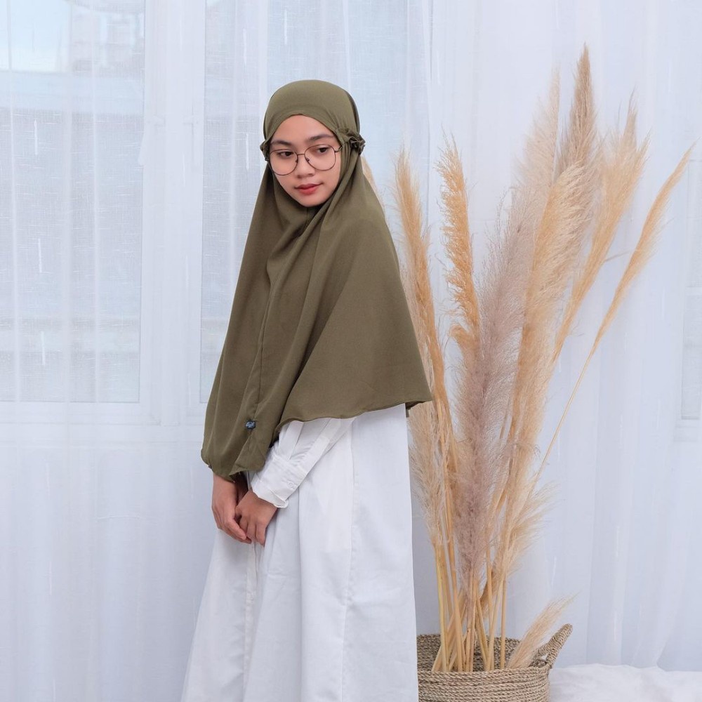 HIJAB INSTAN BERGO TALI KRIWIL KERUDUNG JILBAB HITS