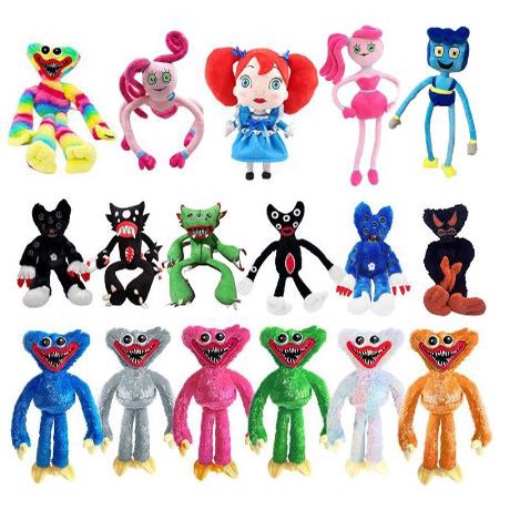 Boneka Stuffed Plush Karakter Game Huggy Wuggy Poppy Monster Doll