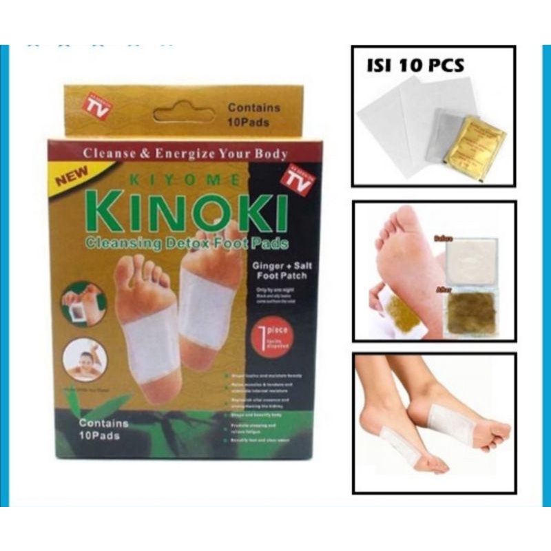 Koyo jahe kesehatan pendetox racun kaki kinoki gold detox foot