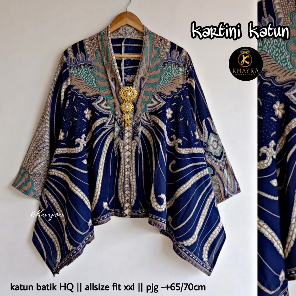 Blus Kartini katun batik solo atasan trendy