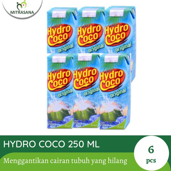 

Hydro Coco Menggantian Cairan Tubuh 250 Ml 6 pcs