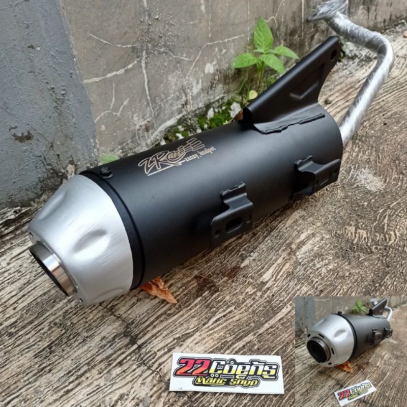 Knalpot Cms Zrc End muffler Beat scoopy Karbu Fi esp 110