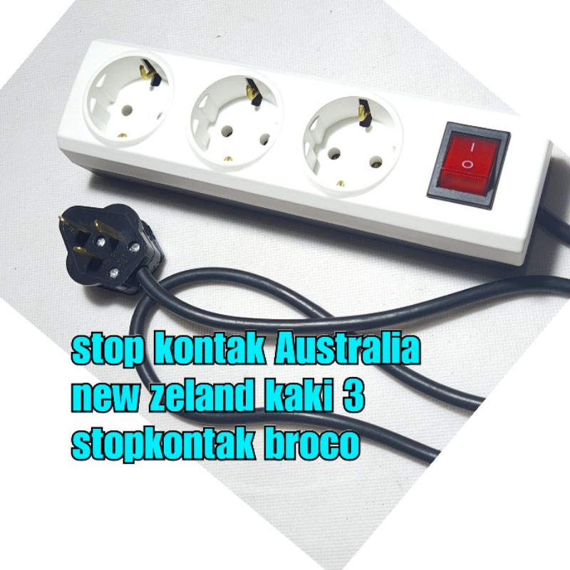 AEBDG Colokan Listrik Over Steker Australia Plug Konverter Adapter Adaptor Converter New Zealand Chi