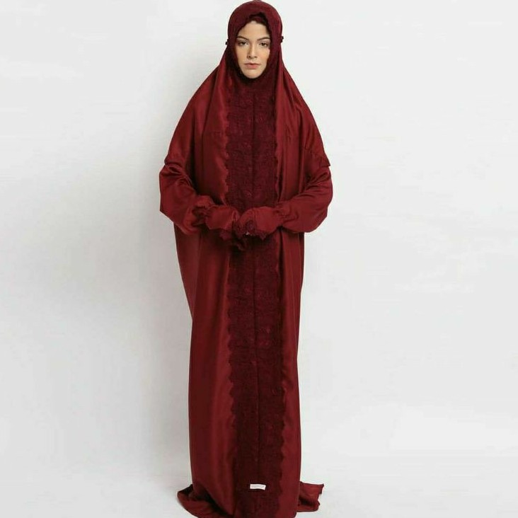 MUKENA DEWASA TERUSAN TANGAN TELEKUNG DEWASA BAHAN RINGAN ADEM