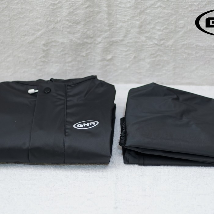 ✨ BISA COD ✨ jas hujan dewasa/mantol jas hujan/jas hujan ponco/jas hujan GNA - Hitam