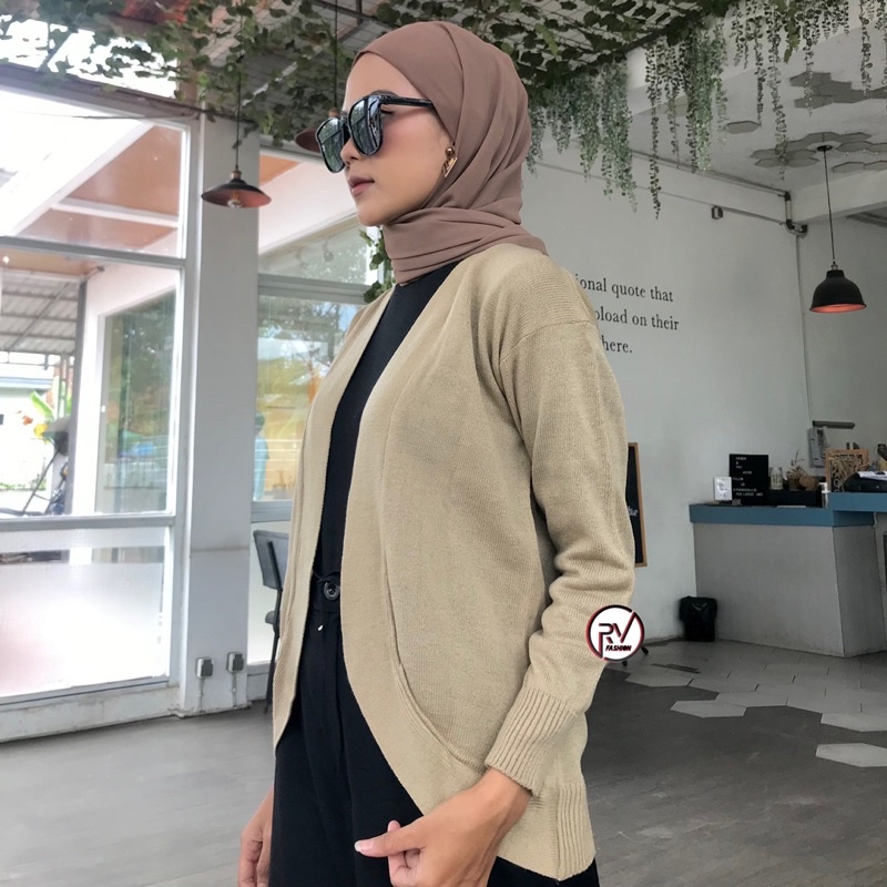 Alvinna Kardy Atasan Rajut / Rajut Tebal Premium /atasan wanita Outerwear