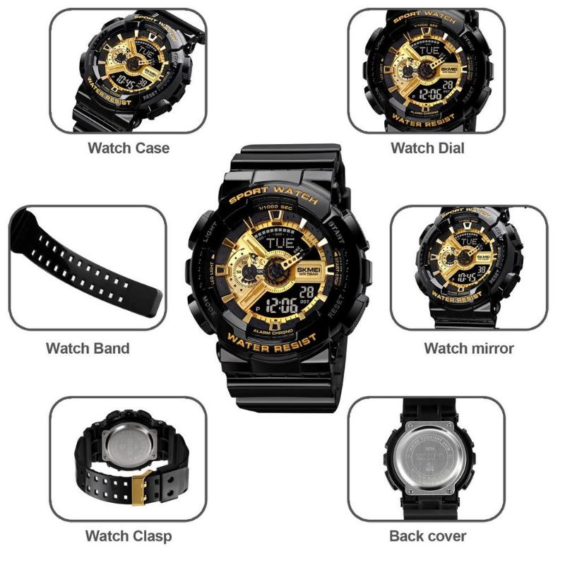 Jam Skmei 1835 original bergaransi free gift box