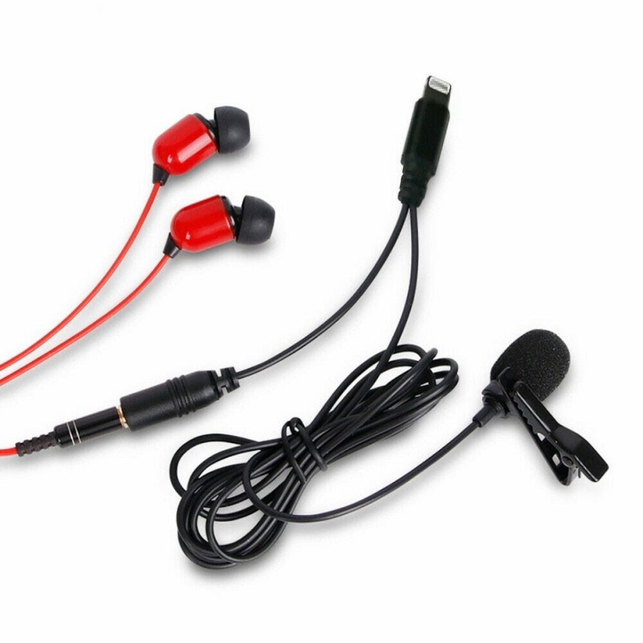 Trend-Microphone Lavalier Mic Clip On Lightning 3.5mm jack Iphone