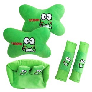 Paket bantal mobil boneka keropi isi 5 pcs