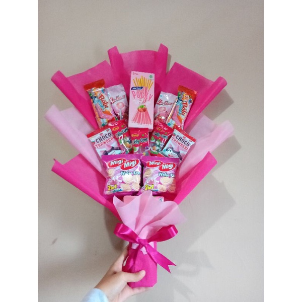 

Bucket Snack serba pink termurah!!!