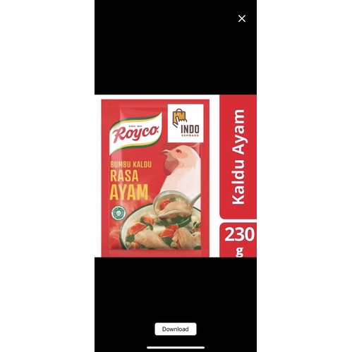 Royco Ayam Royco Sapi 220g dus isi 24 / Royco 220g dus / Royco 24 x 220g dus