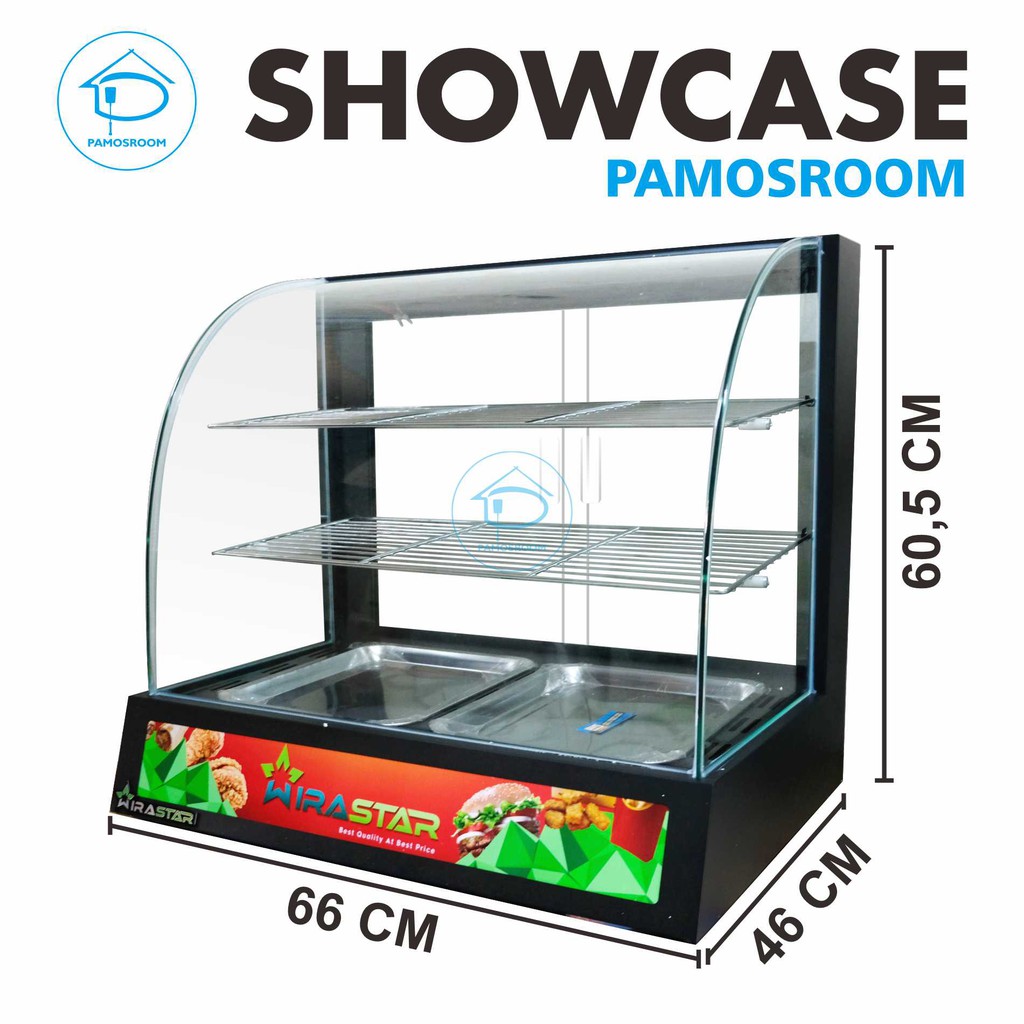 Jual Showcase Food Warmer Display Showcase Lemari Penghangat Makanan