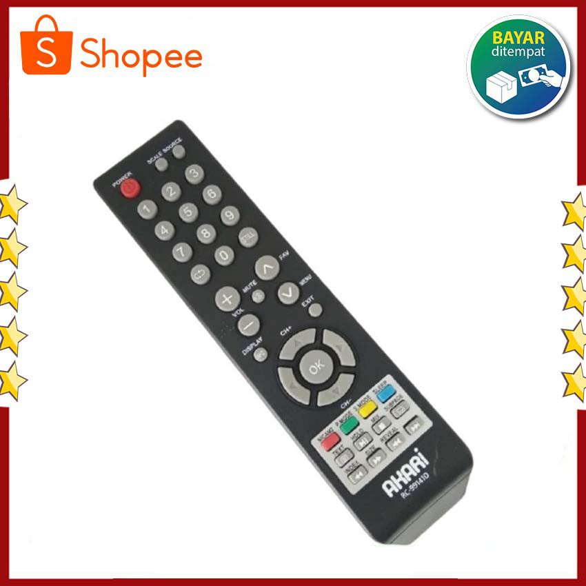 REMOTE REMOT TV AKARI LED LCD SEPERTI ORIGINAL