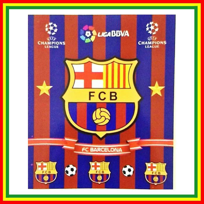 SELIMUT BONITA 3D FCB BARCA 160X200 QUEEN BARCELONA KLUB BOLA