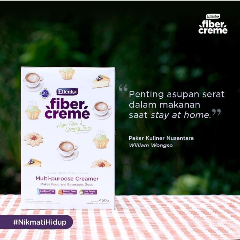 Fiber Creme Creamer Cremer Cream Fibercreme Ellenka 450 Gram 450Gr