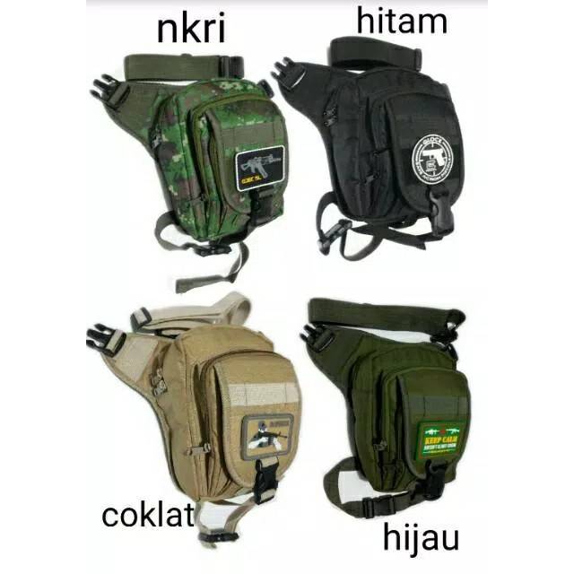 Tas Selempang Army Tactical FREE Patch