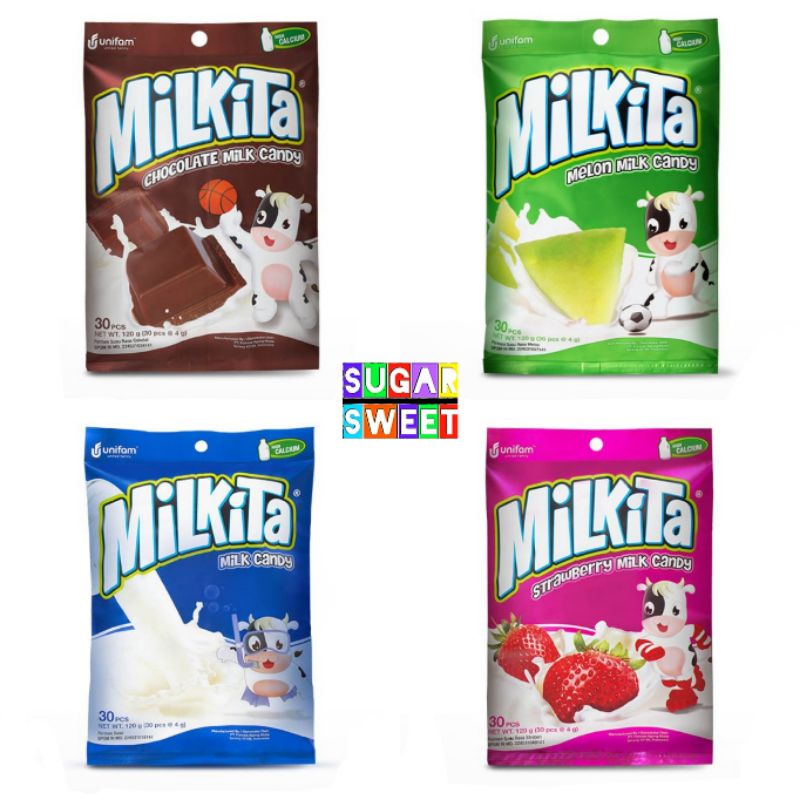 

Milkita Candy Susu 120 gram isi 30 Pcs (Bisa Pilih Rasa)