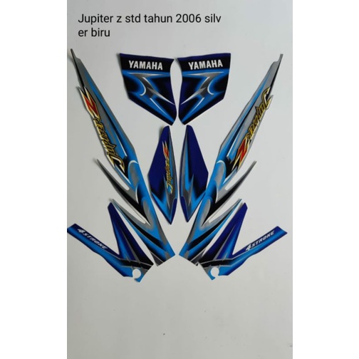 STRIPING JUPITER Z 2006  ( BURHAN) SILVER BIRU
