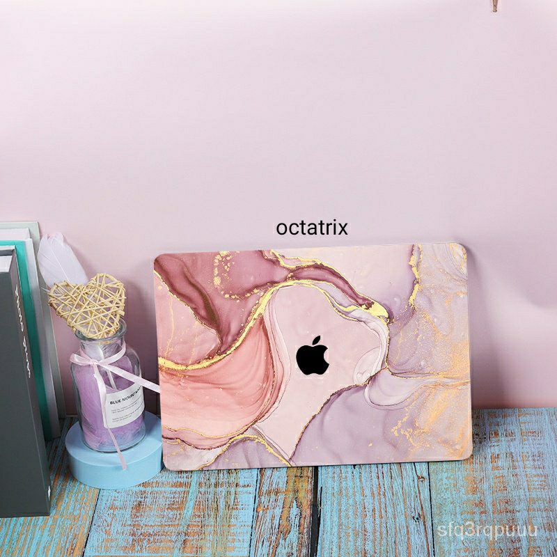 Premium Macbook Case Marble Pink Colorful Series Edition For New Macbook Air M1 Pro Retina 13 inch