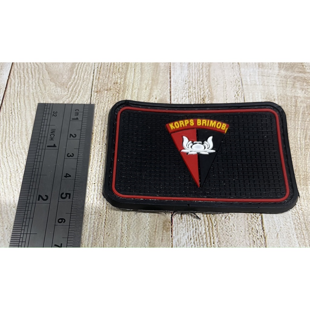 Patch Brimob - Patch Velcro Korps Brimob - Prepetan Brimob - Velcro Karet