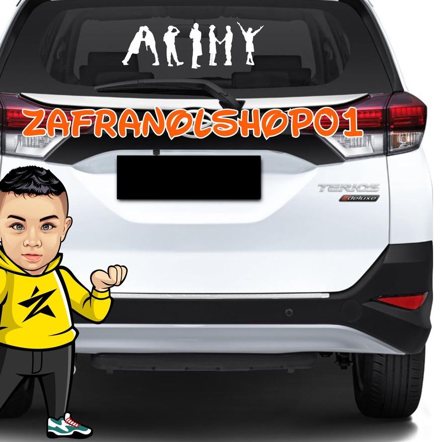 Kekinianナ Cutting Stiker BTS Butter Sticker Kaca Mobil Stiker Body Mobil / Motor / Helm / Lapsticker