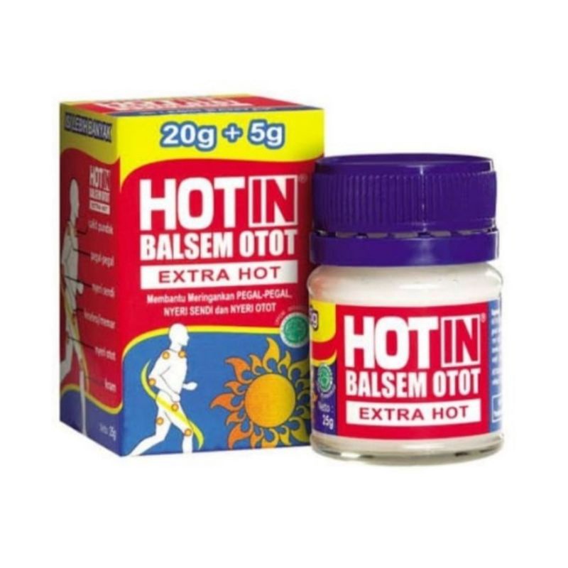 BALSEM OTOT HOT IN CREAM 25Gr EXTRA HOT PEGAL NYERI SENDI OTOT