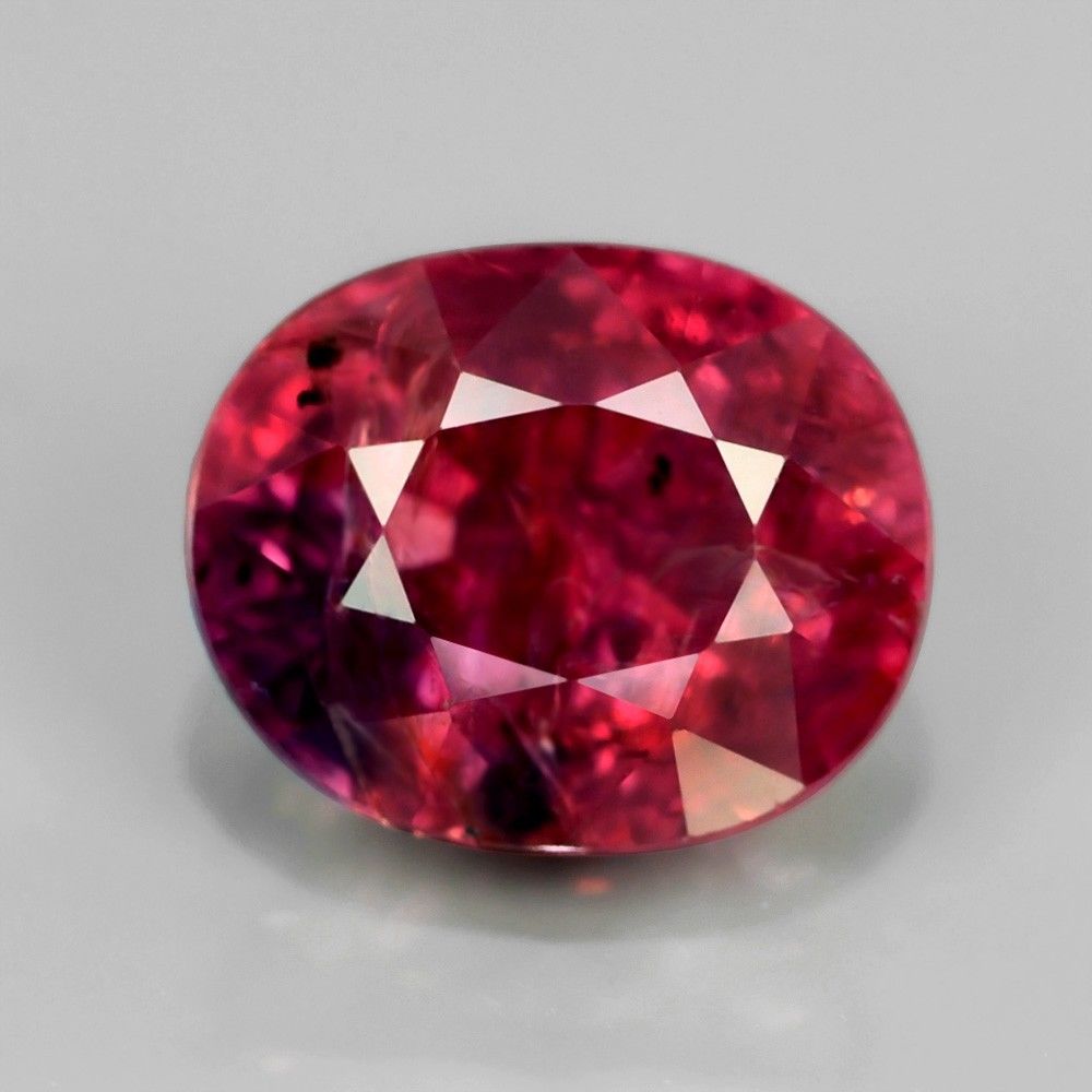 Certified Oval 1.65ct 7x6mm Natural Unheated Untreated Purplish Pink, Winza Tanzania SP022