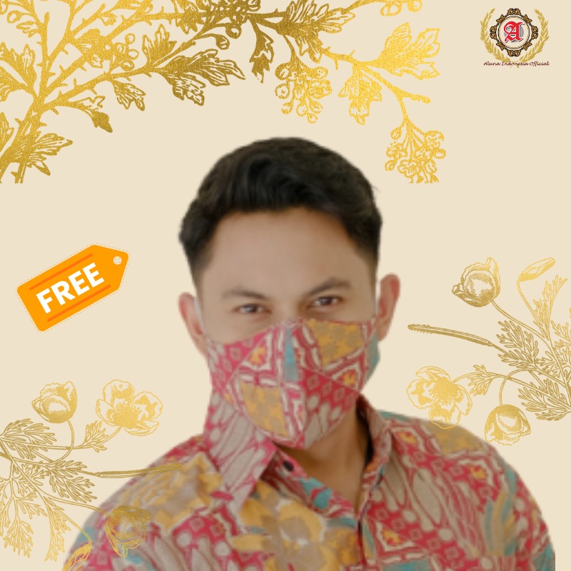 [TDK UTK DIJUAL TERPISAH] Masker Baju Batik Pria Premium Motif Terlaris Big Size Jumbo Reguler Slim 