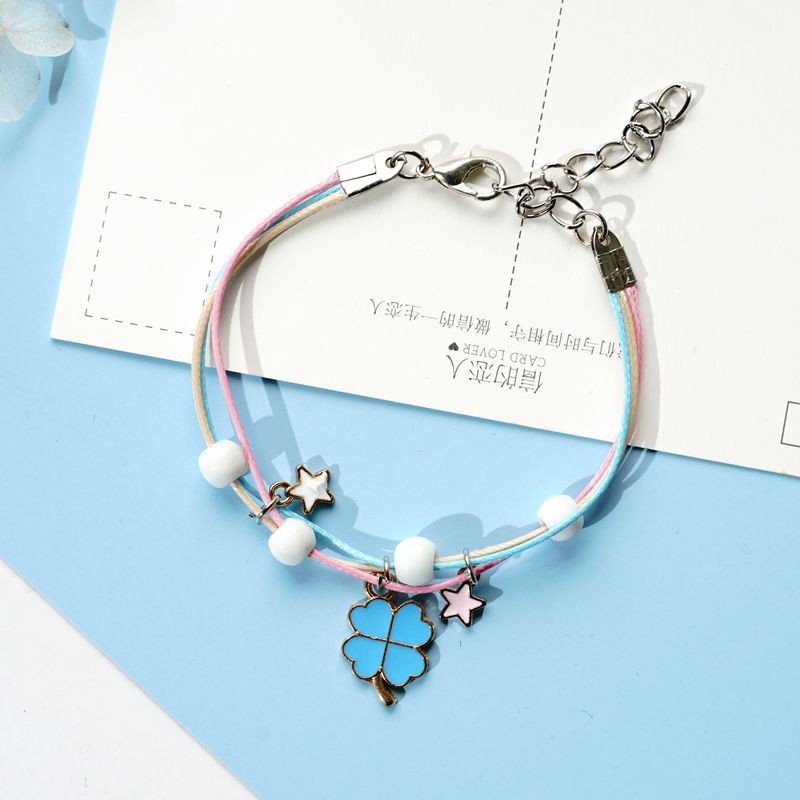 Gelang couple Daisy etnik bead Tali persahabatan Braided Bracelet/Friendship Adjustable Fashion Aksesoris-T
