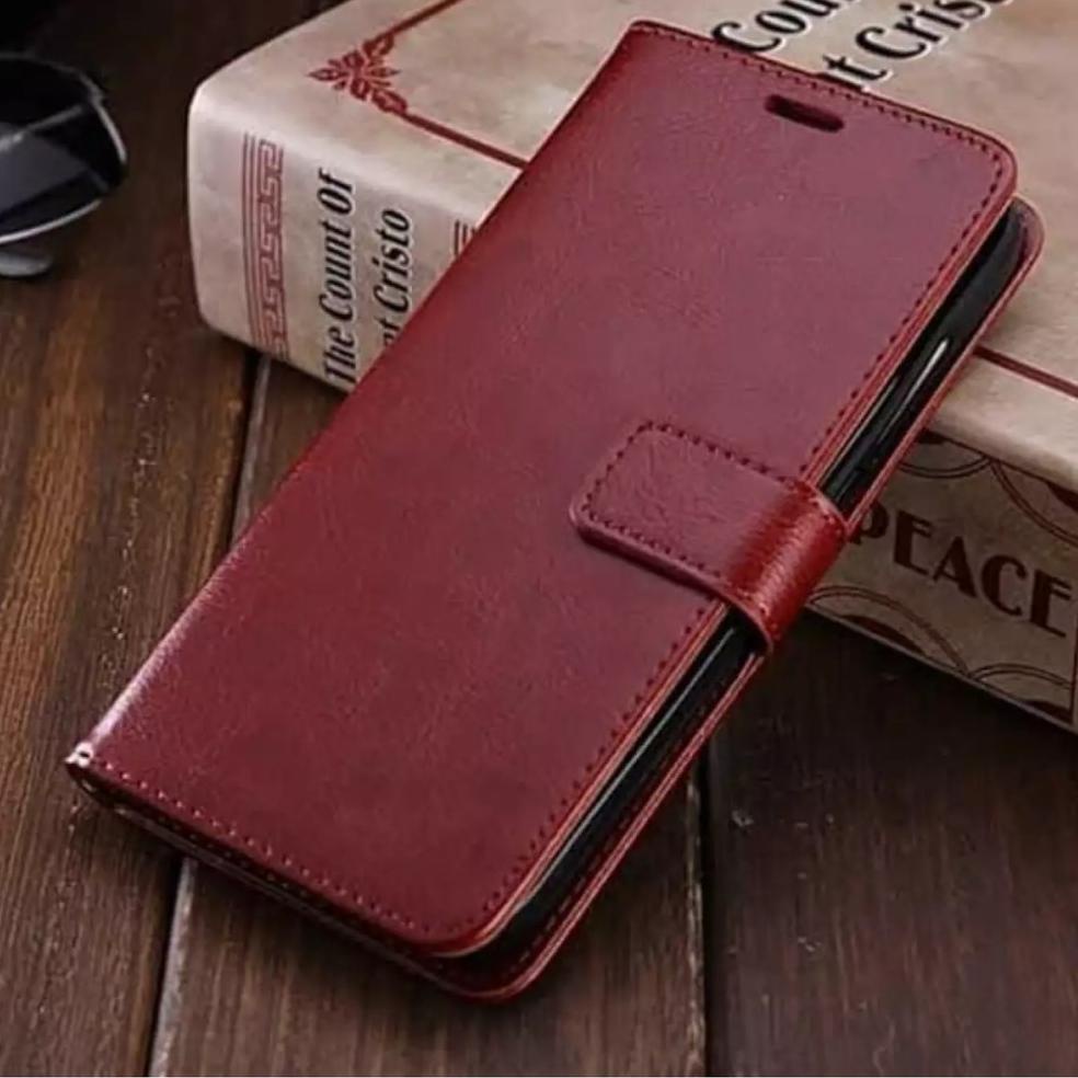 Best Product Flip  Wallet VIVO V17 PRO 2019 Leather Flip Case Wallet Casing Dompet Kulit Pum Wallet 