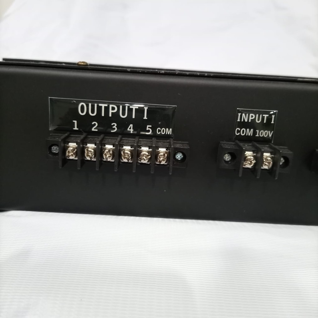Speaker Selector Spiker 10 Switch Tombol Audio Zone Ch Channel Chanel OneTech 1T-SS1010 not TOA ZS10