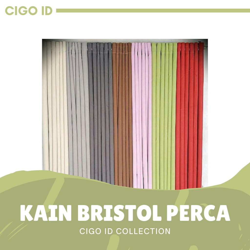 BAHAN KAIN GORDEN POLOS BRISTOL PERCA ABELADOVE 22 WARNA