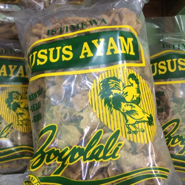 

Keripik usus ayam tanpa tepung