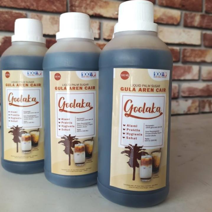 

CODEFf4F9--Gula Aren Cair 500ml Goolaka / gula aren cair asli / gula aren cair premium