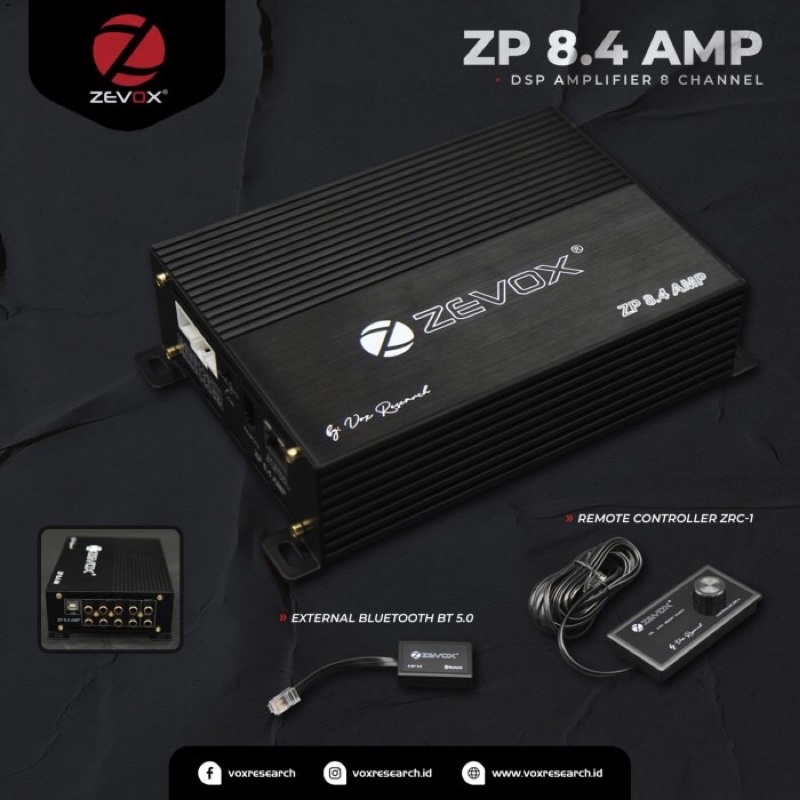 Zevox ZP 8.4 AMP - DSP Amplifier 8ch