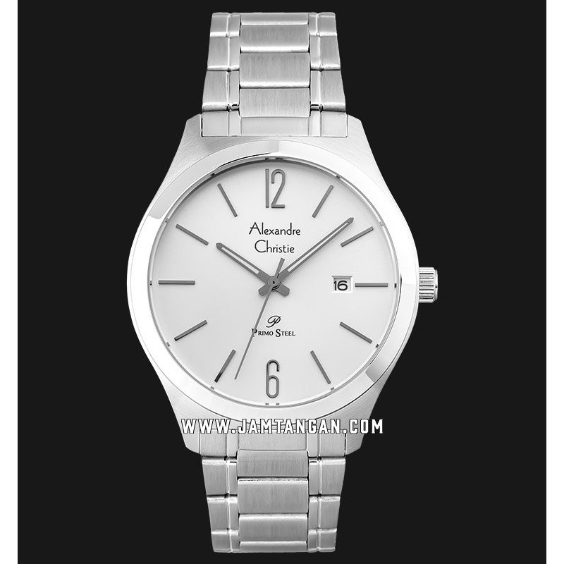 Alexandre Christie AC 1009 MD BSSSL Silver Dial Stainless Steel Strap