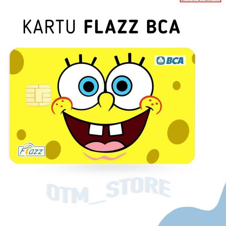 ル Kartu Emoney Flazz BCA Gen 2 Generasi Saldo 0 Tema Spongebob New