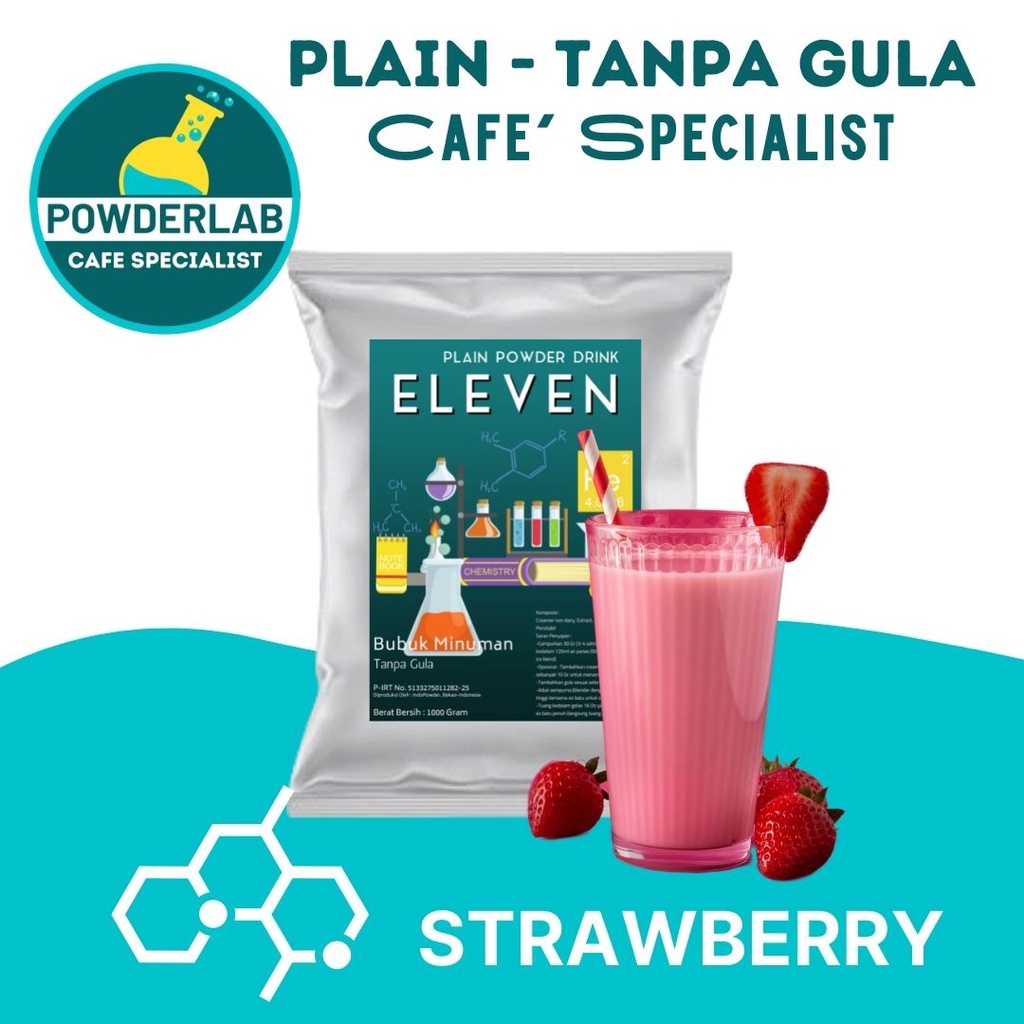 

Bubuk Minuman aneka rasa STRAWBERRY 1kg PLAIN tanpa gula - Bubuk STRAWBERRY - STRAWBERRY Powder