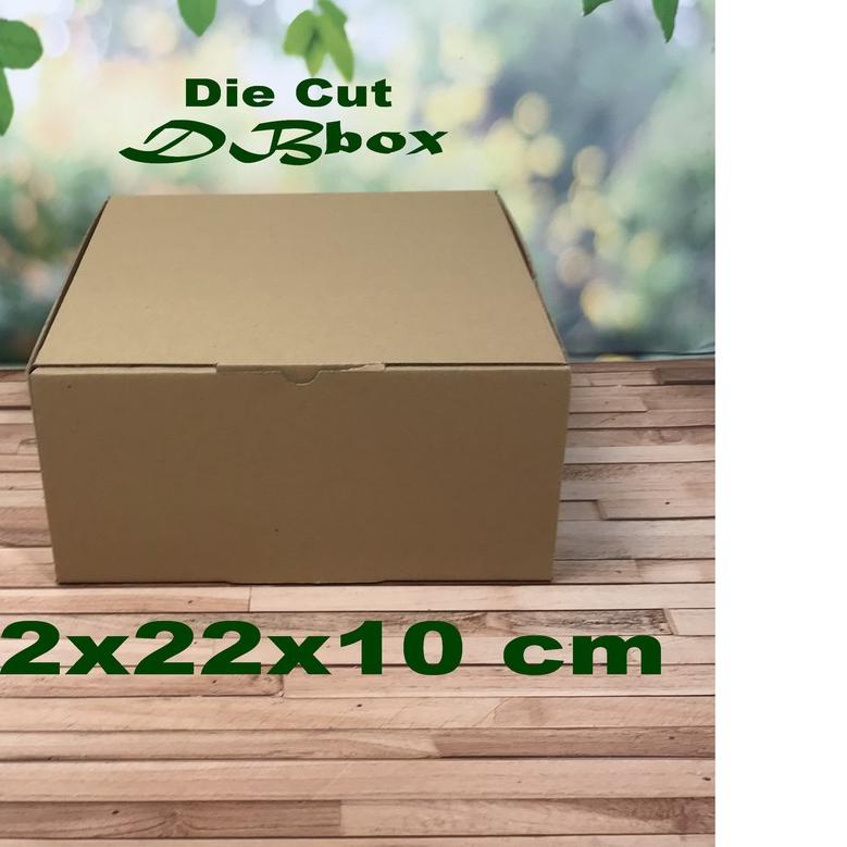 

❁ ( 10 Pcs ) Kardus 22x22x10 cm...Die Cut Kotak Kue Tart - Aksesoris-dll ✧