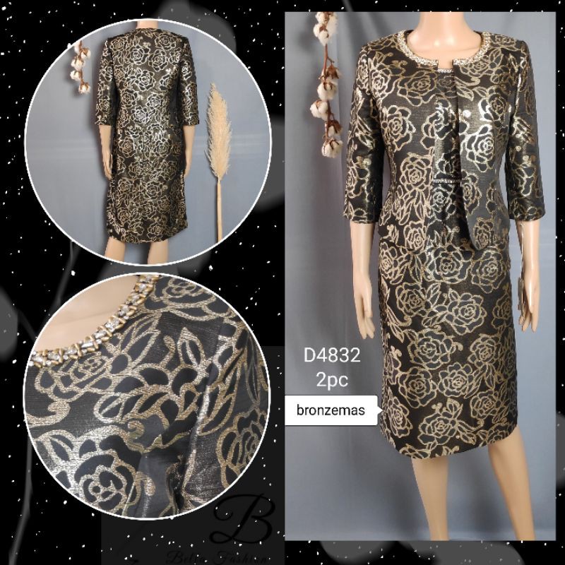 setelan dress Dragon D4832