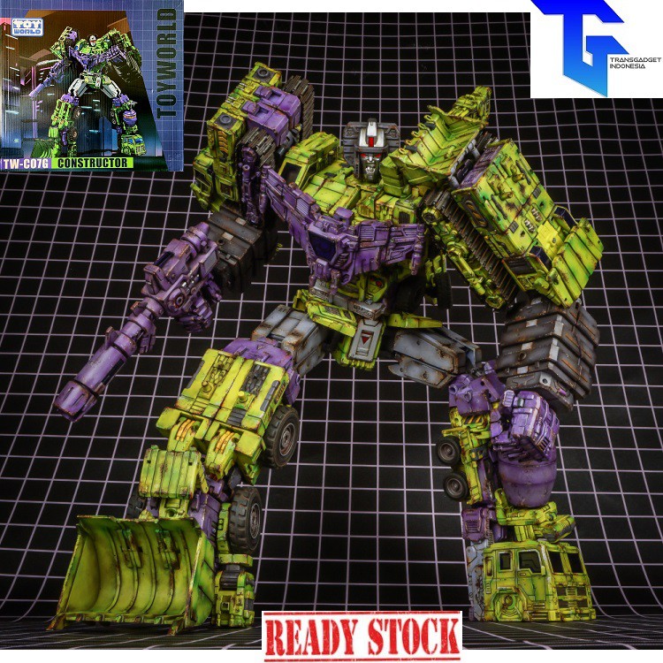ToyWorld TW-C07G Constructor - Devastator Full Set 6 in 1 Combiner