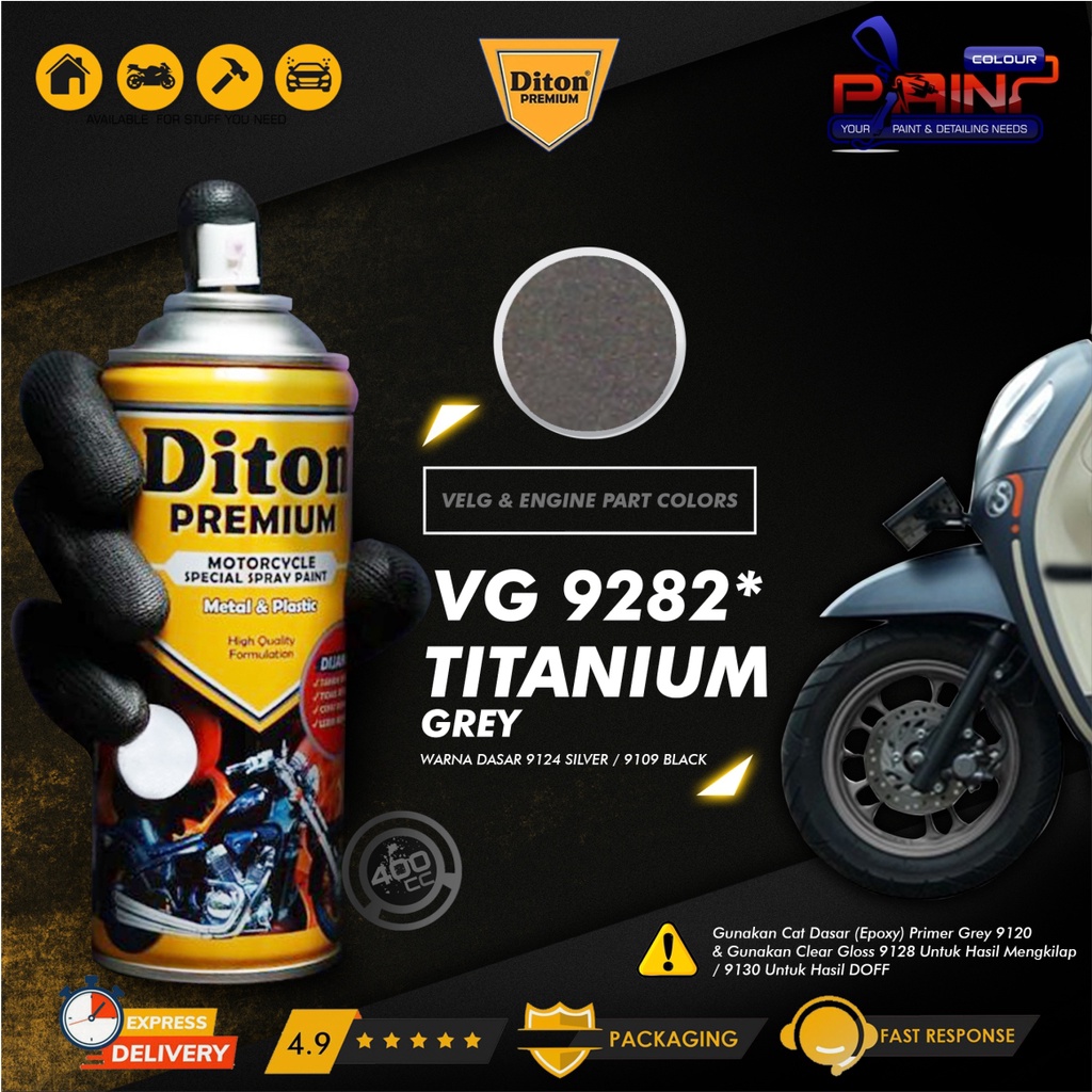 Diton PREMIUM 9282* Titanium Grey Cat Semprot