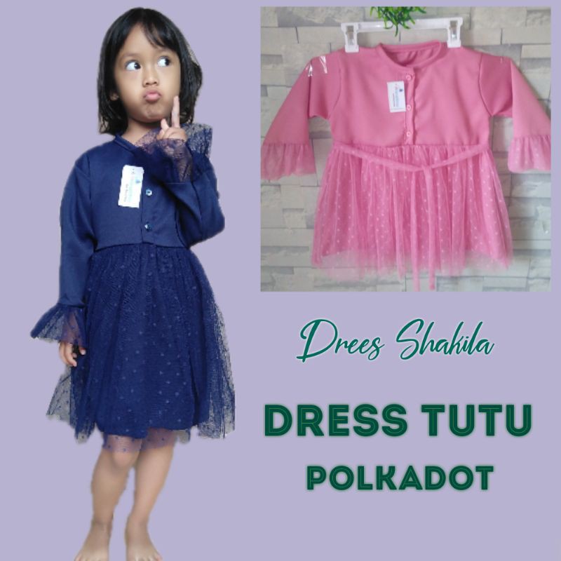 dress tutu anak  3 sd 8 tahun