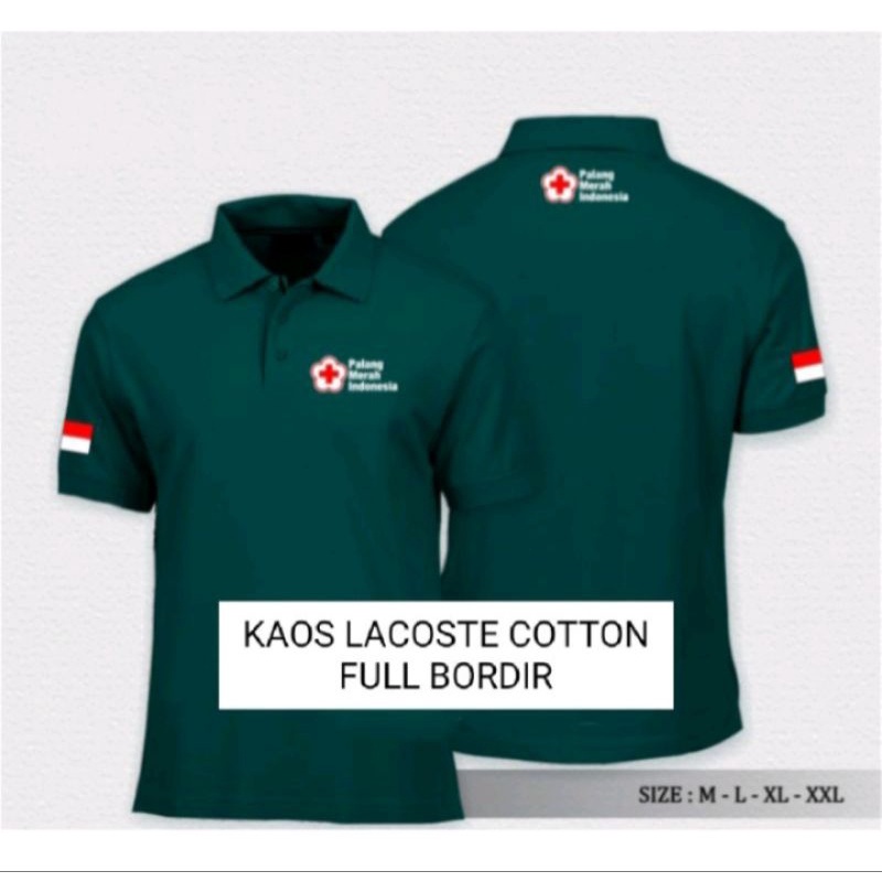 KAOS KERAH PMI KAOS POLO SHIRT FULL BORDIR